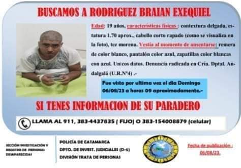 ANDALGALAMEGA's tweet photo. Radio Mega 91.5 MHz, Andalgalá, Catamarca, Argentina: Nuevamente desapareció el joven que fue rescatado ... https://t.co/f33YpaIGye https://t.co/oWHysiK61u