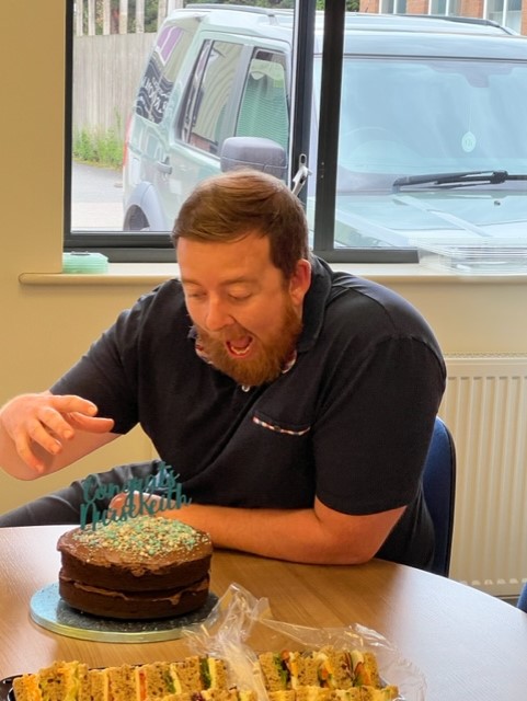 Keith, one of our team, has received exciting news that he will be graduating with a first-class honours degree in MH nursing! 

We arranged a surprise cake and buffet to celebrate. As you can see, he got stuck in! 🍰

Congrats again from the entire UKCM team!🍾