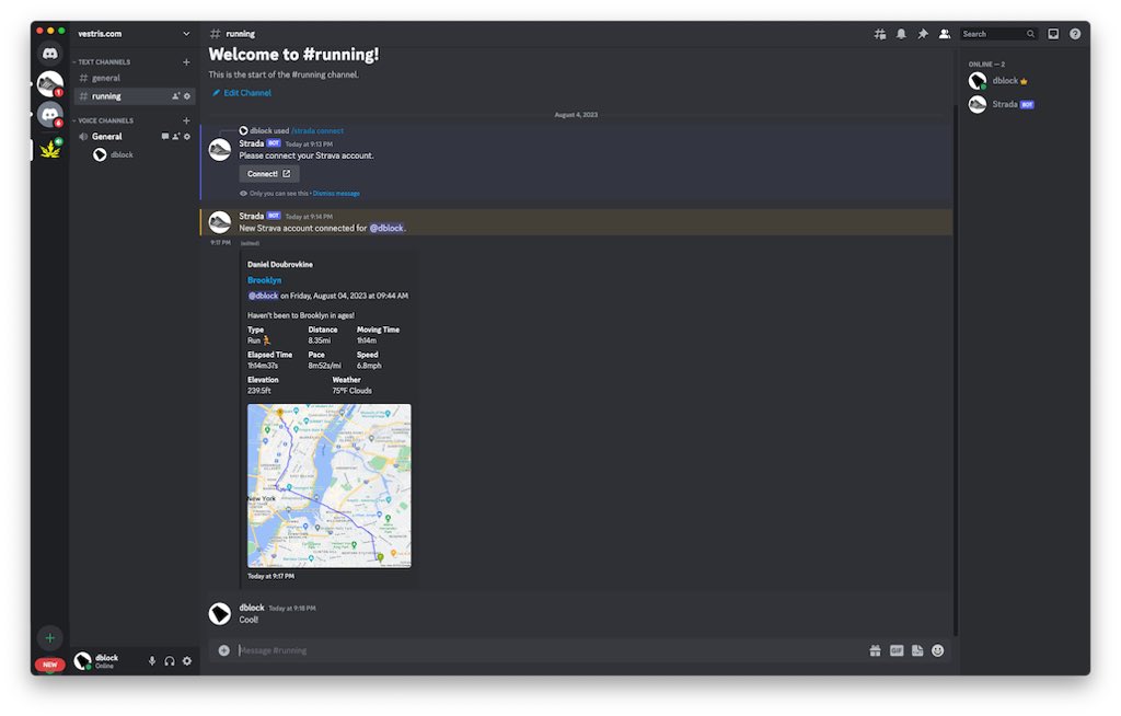 playplayio's tweet photo. We got a new bot for you that connects Strava with Discord! @Strava @discord @StravaEng #opensource 

https://t.co/n6EDNhBjkr https://t.co/rRY5v0GdJe