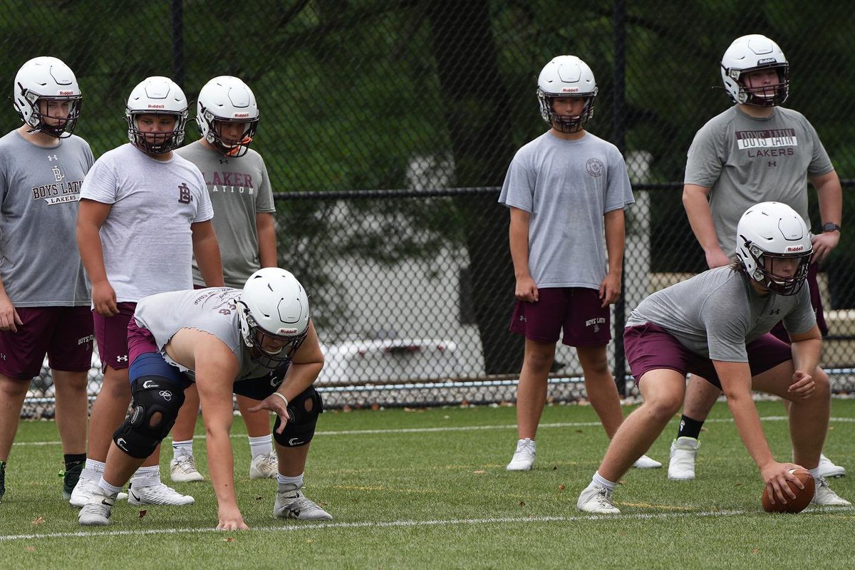 BoysLatinSchool's tweet photo. Football pre-season has begun, and Coach Tony Rinaudo has officially taken the helm. We can't wait to see our Lakers in action!  #OneHeartBeat #BLFootball #BoysLatin #EQV @BoysLatinFB https://t.co/8DRyI0vhiN