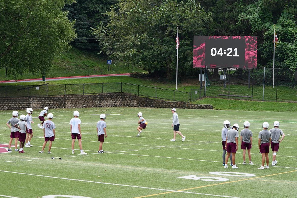 BoysLatinSchool's tweet photo. Football pre-season has begun, and Coach Tony Rinaudo has officially taken the helm. We can't wait to see our Lakers in action!  #OneHeartBeat #BLFootball #BoysLatin #EQV @BoysLatinFB https://t.co/8DRyI0vhiN