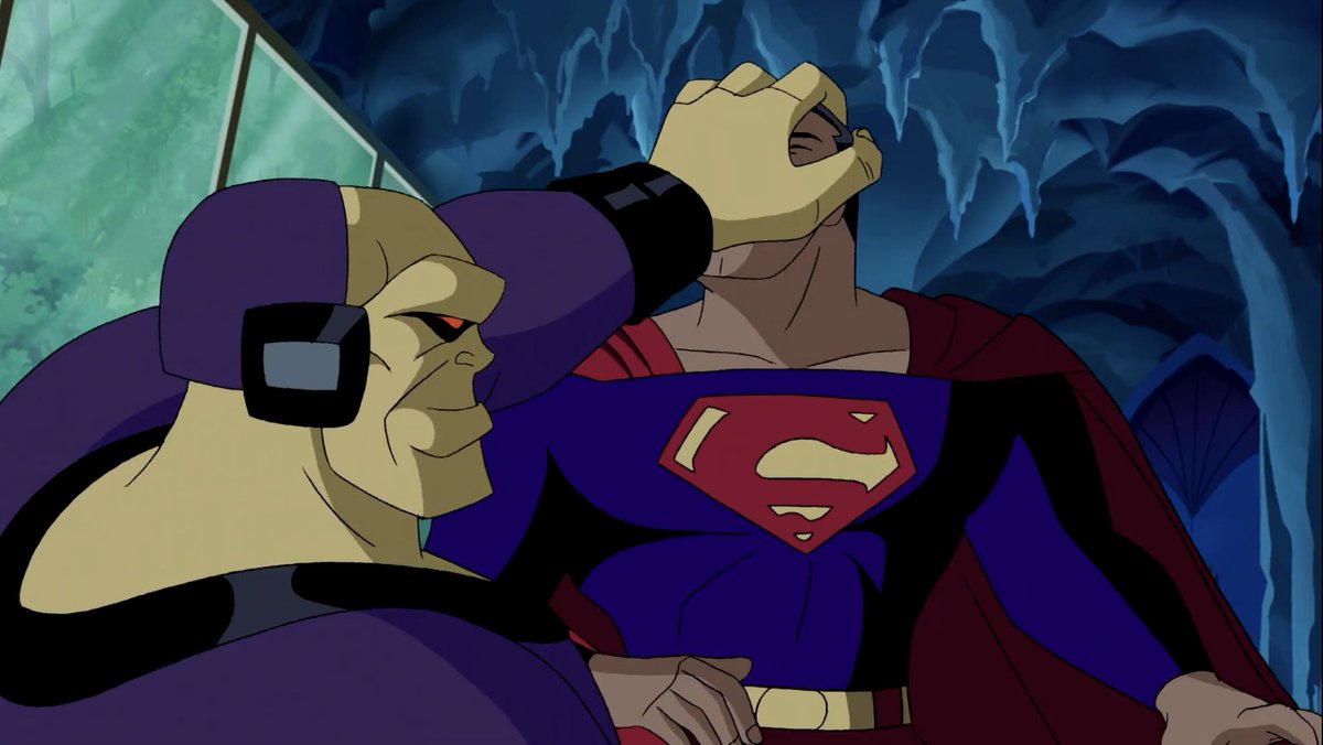 #OnThisDay 19 years ago, August 7, 2004 - the episode 'For The Man Who Has Everything' aired on television. Directed by Dan Riba Written by @JMDeMatteis Adapted from Superman annual #11 (1985) by Alan Moore and Dave Gibbons. #JLReunion