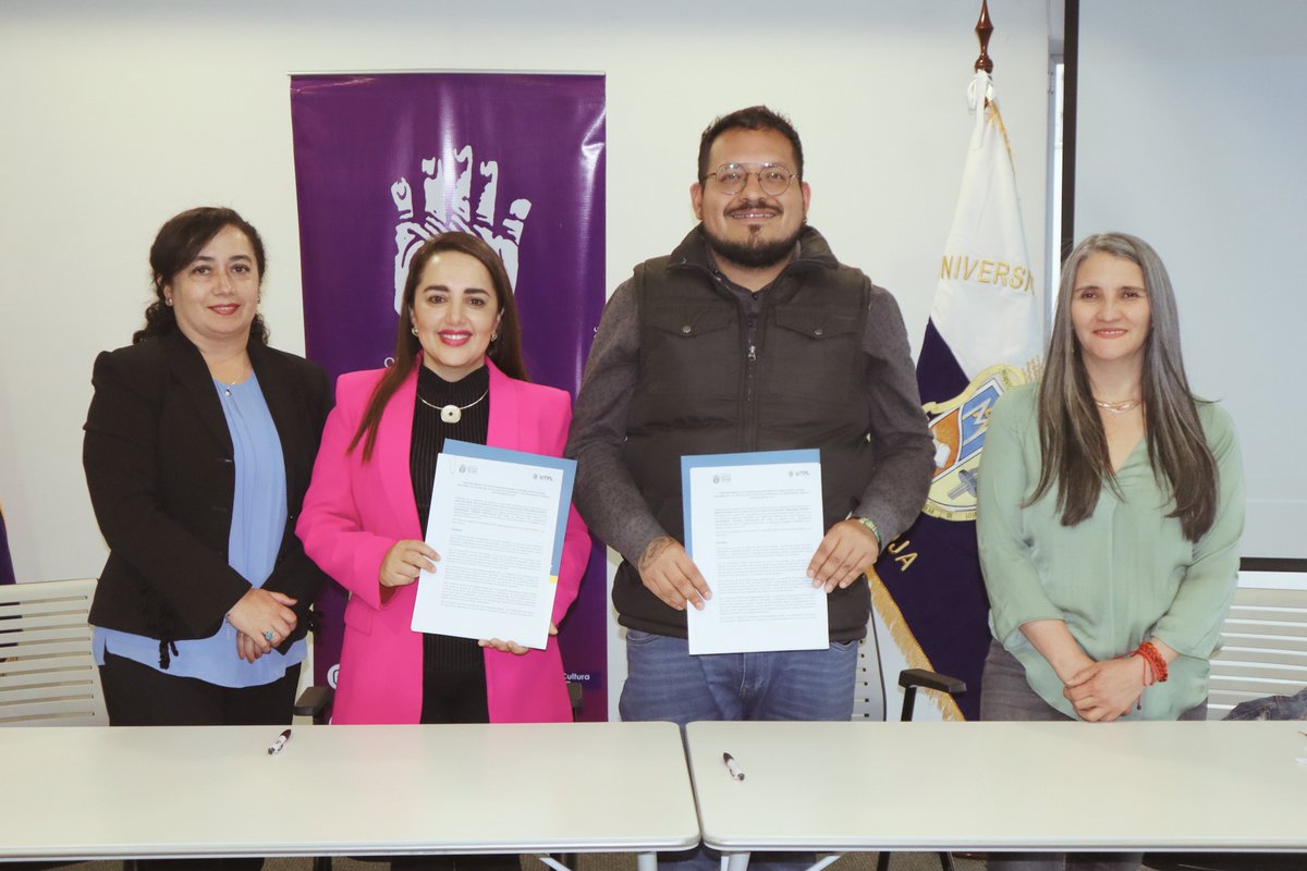 utpl's tweet image. ✍🏻 Fortalecemos la educación artística en el país a través del convenio firmado por la maestría en Pedagogía en las Artes #UTPL y la @CasadelaCultura.

La alianza beneficiará a miembros de todos los núcleos provinciales para acceder a la maestría con un descuento del 20%. 🎓