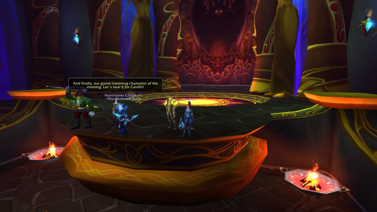 LamentSin's tweet photo. Only a small update, but a fun one! Made it to level 20, and came second place in a trial of style!! 🤩 Also gave myself a small gold transmog for now. 
#worldofwarcraft #warcraft #Dragonflight #sinoflament https://t.co/55rPNJfowv