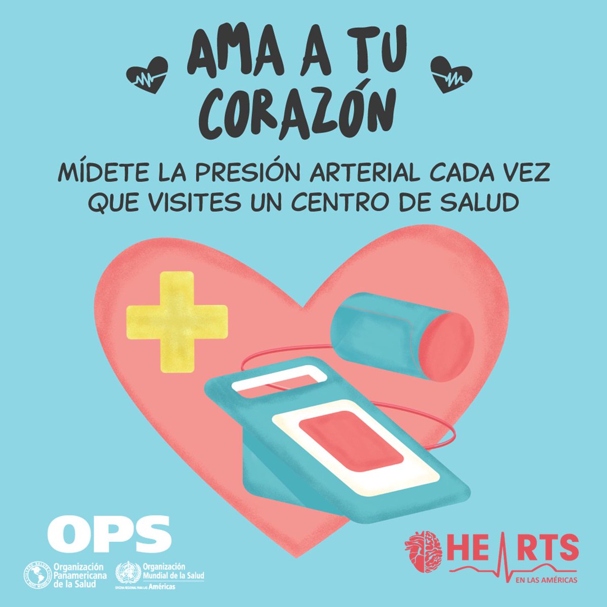 Para proteger tu corazón ❤️, sigue estos consejos:

- Mide y controla tu presión arterial ⬇️.
- No fumes 🚭.
- Evita los alimentos altos en sal 🍟🥫.

#AmaTuCorazón #ConoceTusNúmeros