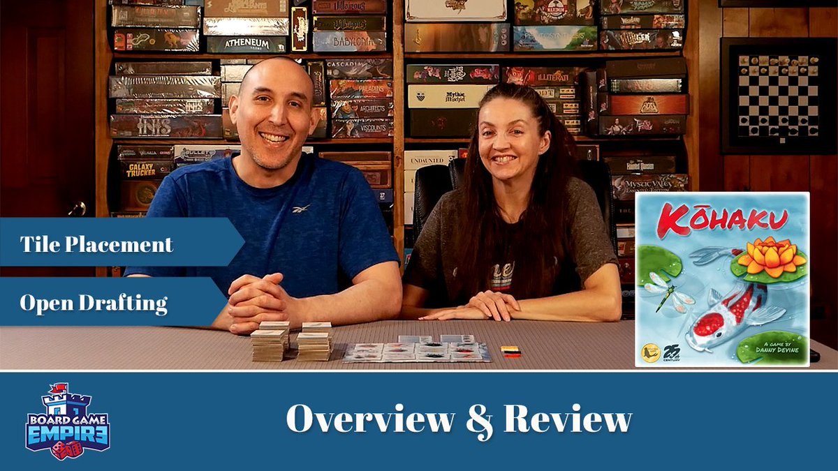 Kohaku Overview & Review youtube.com/watch?v=qU3cWz… @25thCG #boardgameempire #Review #TopGames #BoardGames #Kohaku #25thCenturyGames #BGG #boardgamenight #boardgamenights #boardgameaddict #boardgamegeeks #boardgameday #boardgamecommunity #gamenight #tabletopgame #modernboardgames