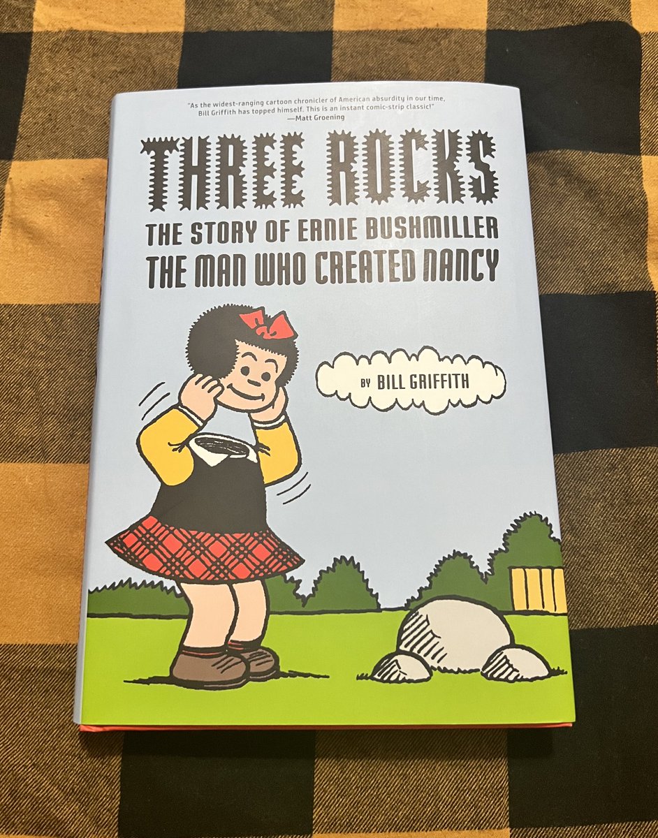 erniebushmiller's tweet photo. It’s finally out; Bill Griffith’s Ernie Bushmiller comic biography! I’ve only flipped through, but it promises to be a helluva read- who else got a copy?
#nancy #nancycomics #erniebushmiller #billgriffith #biocomic #threerocks #nancyandsluggo #philfumble #fritziritz #comix https://t.co/9nf24rhRwb