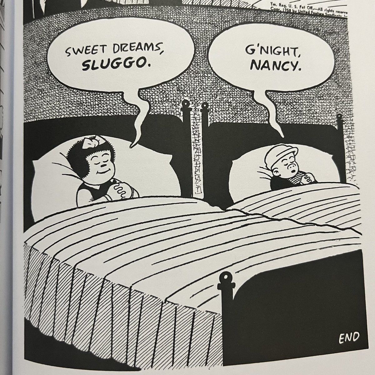 erniebushmiller's tweet photo. It’s finally out; Bill Griffith’s Ernie Bushmiller comic biography! I’ve only flipped through, but it promises to be a helluva read- who else got a copy?
#nancy #nancycomics #erniebushmiller #billgriffith #biocomic #threerocks #nancyandsluggo #philfumble #fritziritz #comix https://t.co/9nf24rhRwb