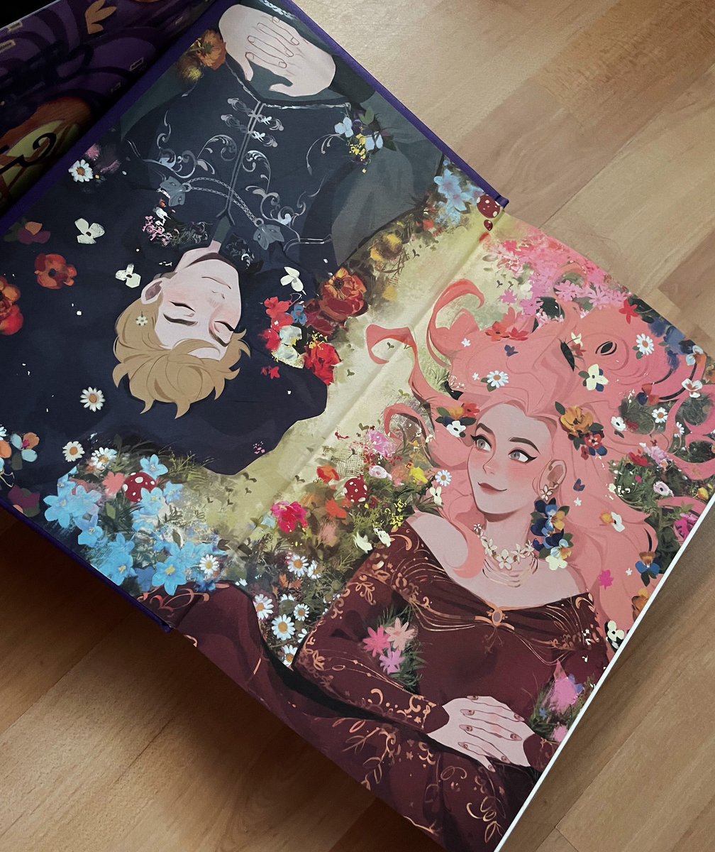 i can’t believe i finally have the fairyloot edition of the ballad of never after in my hands, she’s so beautiful 🥹🤍