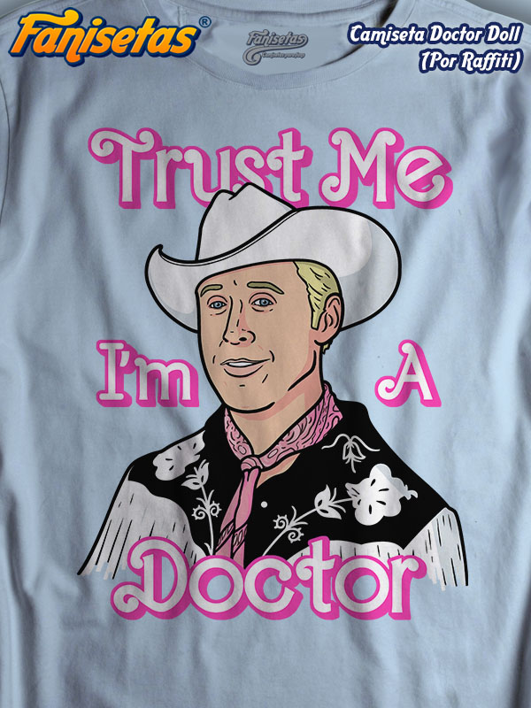 fanisetas's tweet photo. Confía en mi soy Doctor! #camisetas #tees #tshirts #ken #barbie #cine #peliculas #movies #kendom #fanisetas Ilustrado por @RaffitiDesign https://t.co/1vrFPXxaK2 https://t.co/iHovHyvBOw