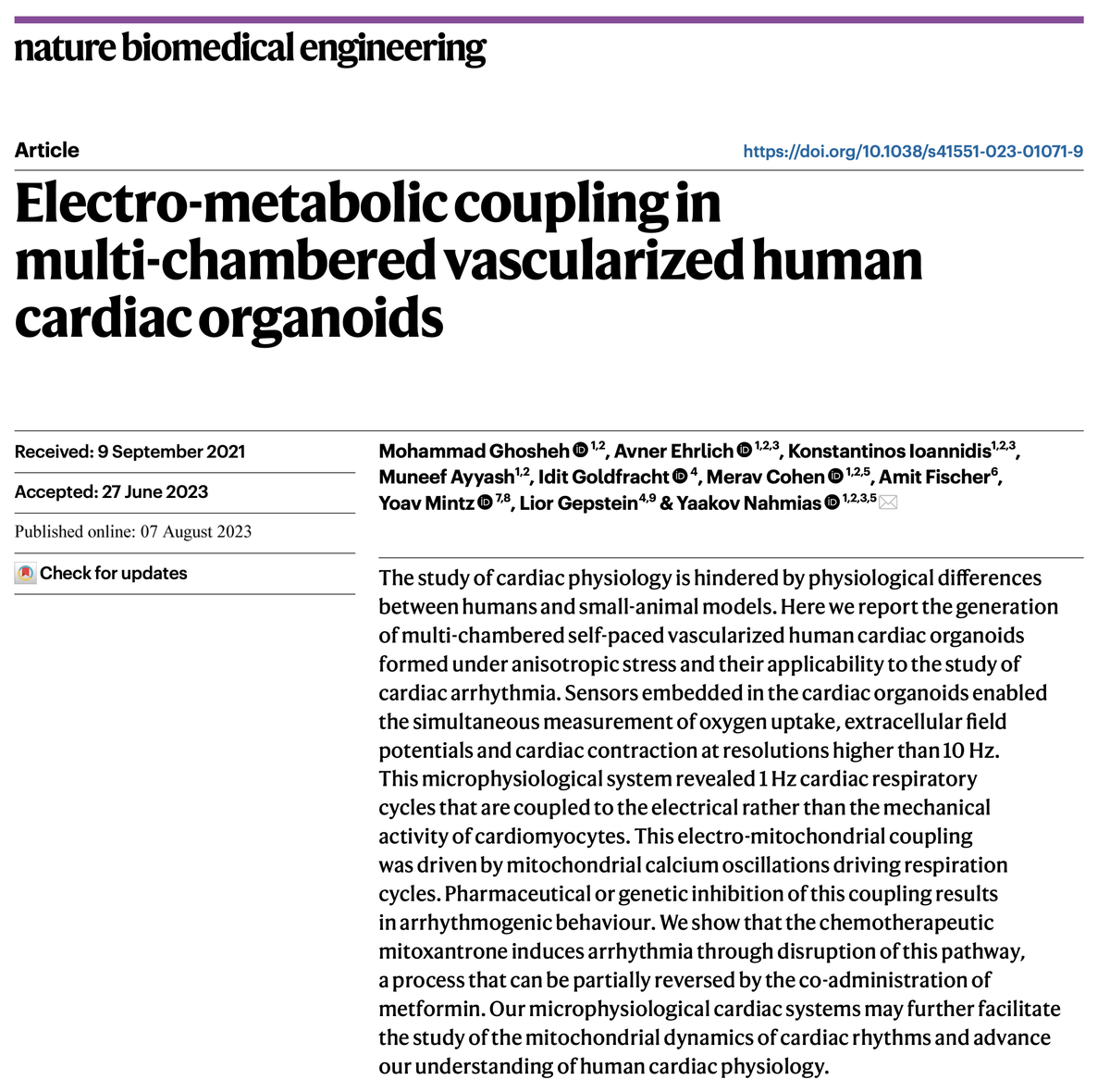 natBME's tweet photo. Electro-metabolic coupling in multi-chambered vascularized human cardiac organoids

https://t.co/rBTcVc8L1j https://t.co/foDUde700V