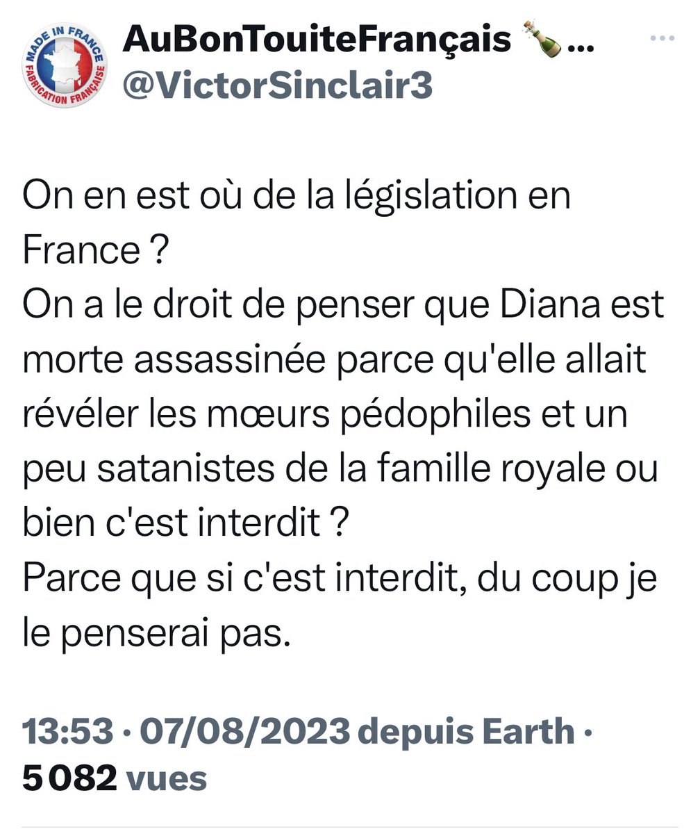 A quoi reconnait-on un véritable #QAnon ? Facile. Il voit du pédosatanisme dans TOUS les événements majeurs, y compris dans un terrible accident de voiture…