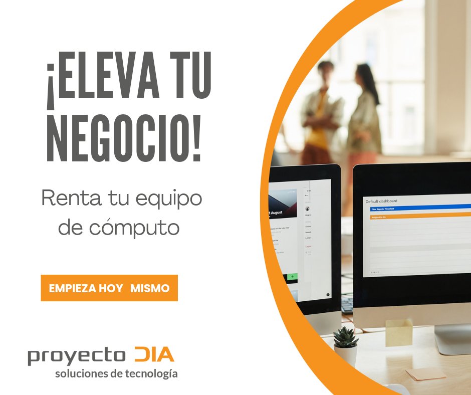 PROYECTODIA_'s tweet photo. Nuestra solución de equipo de cómputo en renta te ofrece la clave para mantener tu negocio ágil y eficiente.  #RentaDeEquipo #Productividad #TecnologíaAvanzada 
https://t.co/kYzQEcafEt https://t.co/Zdd3yBgpE5