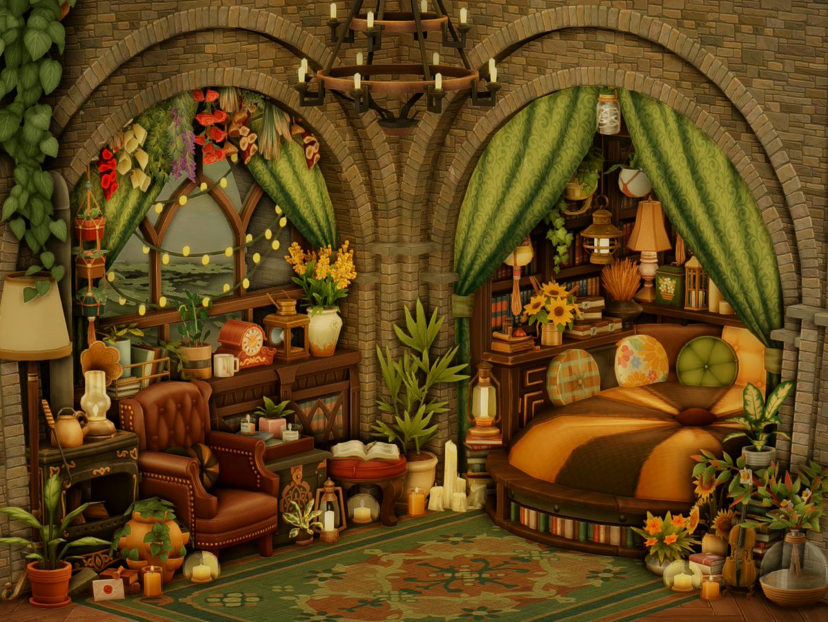 alexxela_25's tweet photo. castle bedroom 🏰✨
#sims4 #ShowUsYourBuilds https://t.co/Atd93kGc42
