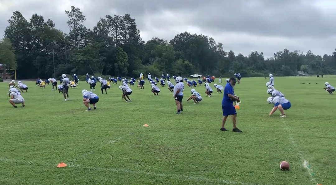 At St. Andrews - Football Camp is underway! Wishing the players a healthy season.
**Our first game is on Saturday, August 26th at 1 pm against Webber International University**
🎉Come out and cheer on #knightnation 🎉 
#2023footballseason #sauknight #knightnation #laurinburgnc