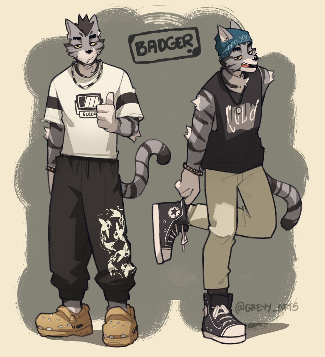 greyy_arts's tweet photo. tabby cat dude https://t.co/PsRGjWMAjZ