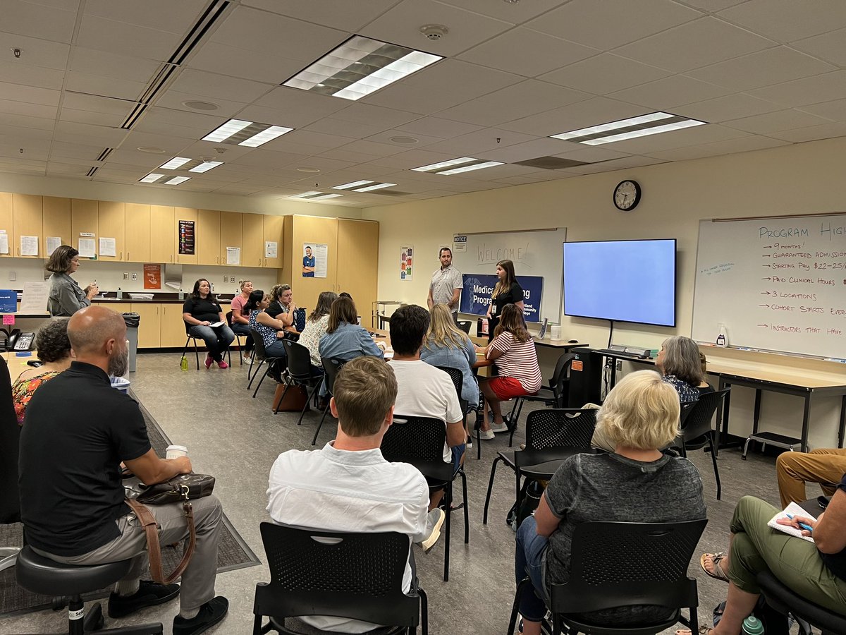VickLopezS's tweet photo. CTE Teacher Externship @PortlandCC Our teachers, counselors, &amp; community partners learning about Kaiser Dental &amp; Cascade PCC Healthcare Programs. https://t.co/N8m4hfSbi2