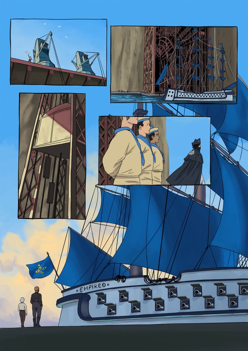 Mothersea is a coming of age story inspired by postmodern Italian literature that brings queer themes into the surrealist adventure genre. You can read the first 60-ish pages at the following link: https://t.co/QTlqiXDBaT 