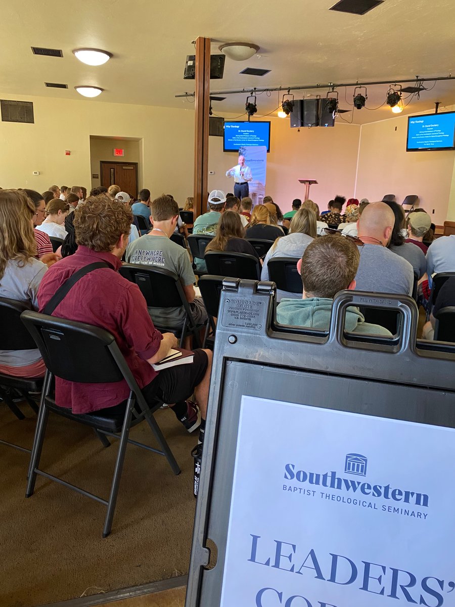 Chandler Snyder (@cmsnyder) on Twitter photo Thankful for <a href="/SWBTS/">Southwestern Seminary</a> engagement at Collegiate Week. Right now @davidsdockery is giving a talk to a room full of called students entitled, “Why Theology” Helping them understand what is at stake in their calling, study, and practice. Thankful for <a href="/SWBTS/">Southwestern Seminary</a> engagement at Collegiate Week. Right now @davidsdockery is giving a talk to a room full of called students entitled, “Why Theology” Helping them understand what is at stake in their calling, study, and practice.