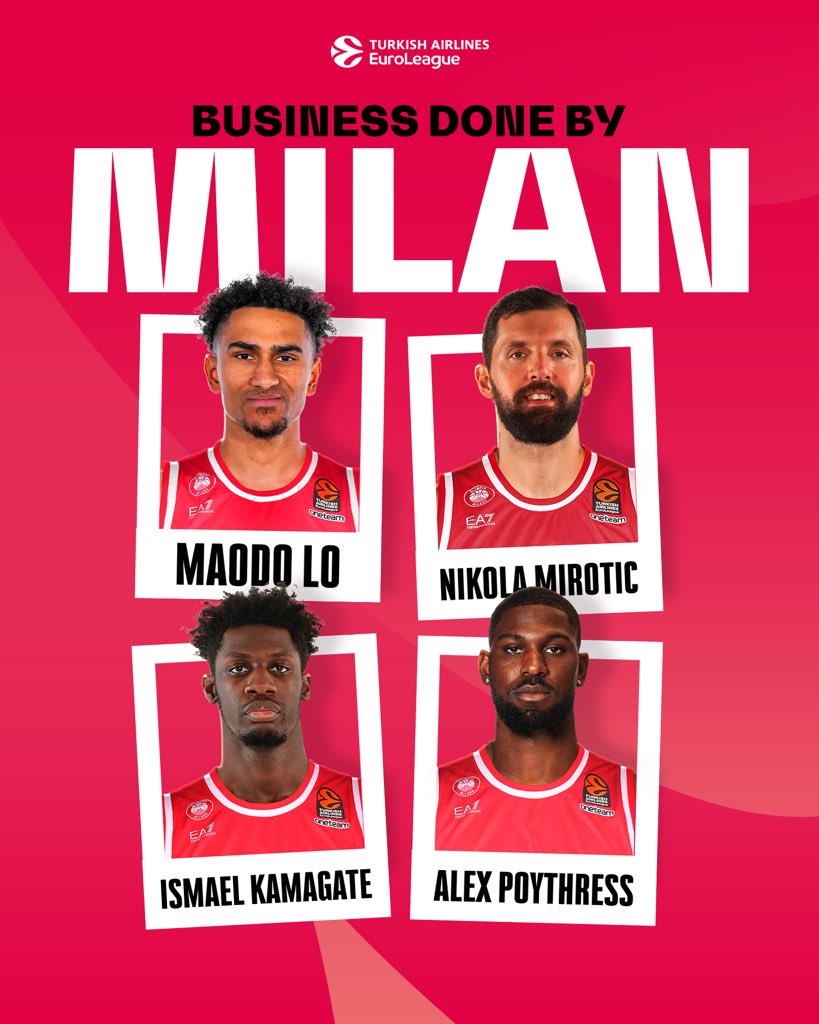 Some BIG names have joined @OlimpiaMI1936 this off-season ✍️ How do you rate their business? 👀 #EveryGameMatters