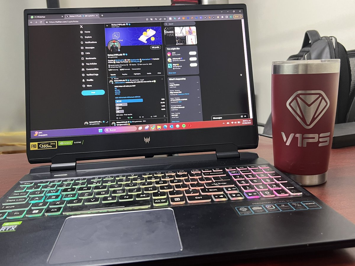 CryptoNotaz's tweet photo. GM Crypto X 

Inicio de semana 🔥 tengan todos buen lunes, no se detengan por sus sueños 🫡.

Llegamos para quedarnos #Web3 https://t.co/7CSZCI9QZG