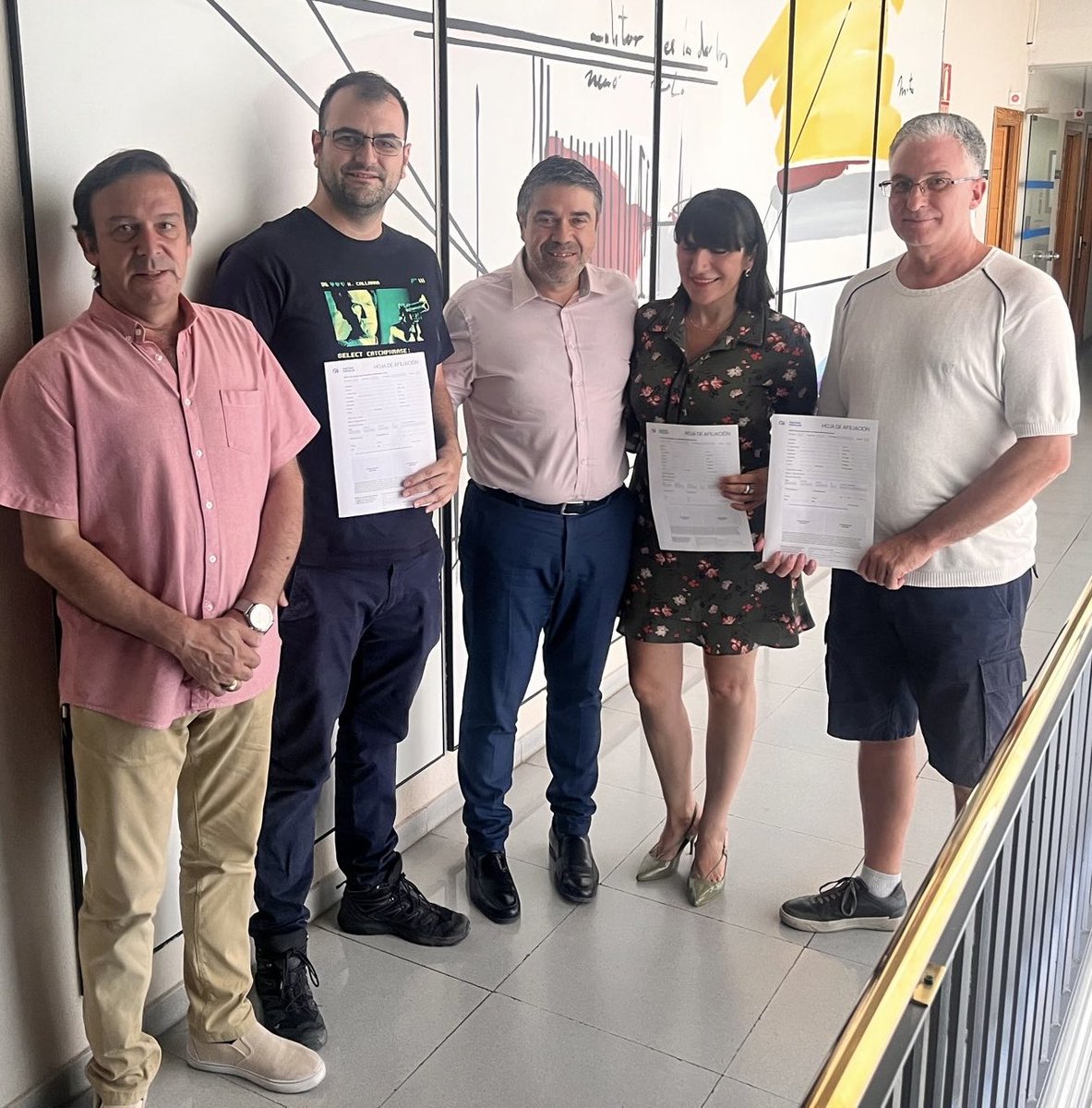Muy agradecido de que en pleno agosto haya personas que deciden dar un paso adelante por su ciudad y por su país afiliándose al proyecto del <a href="/ppmadrid/">PP Comunidad de Madrid</a> <a href="/ppvaldemoro/">PP de Valdemoro</a> <a href="/ppopular/">Partido Popular</a>