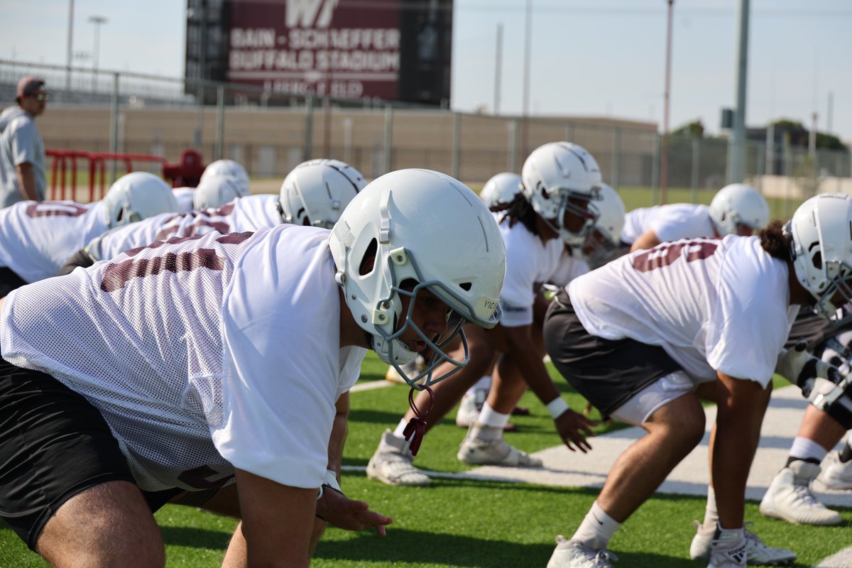 WTAMUFootball's tweet photo. Day 1 ✅

📸: @kalesteed (@presspasssports)

#BuffNation | #HereWeCome https://t.co/aVywKXcy5t