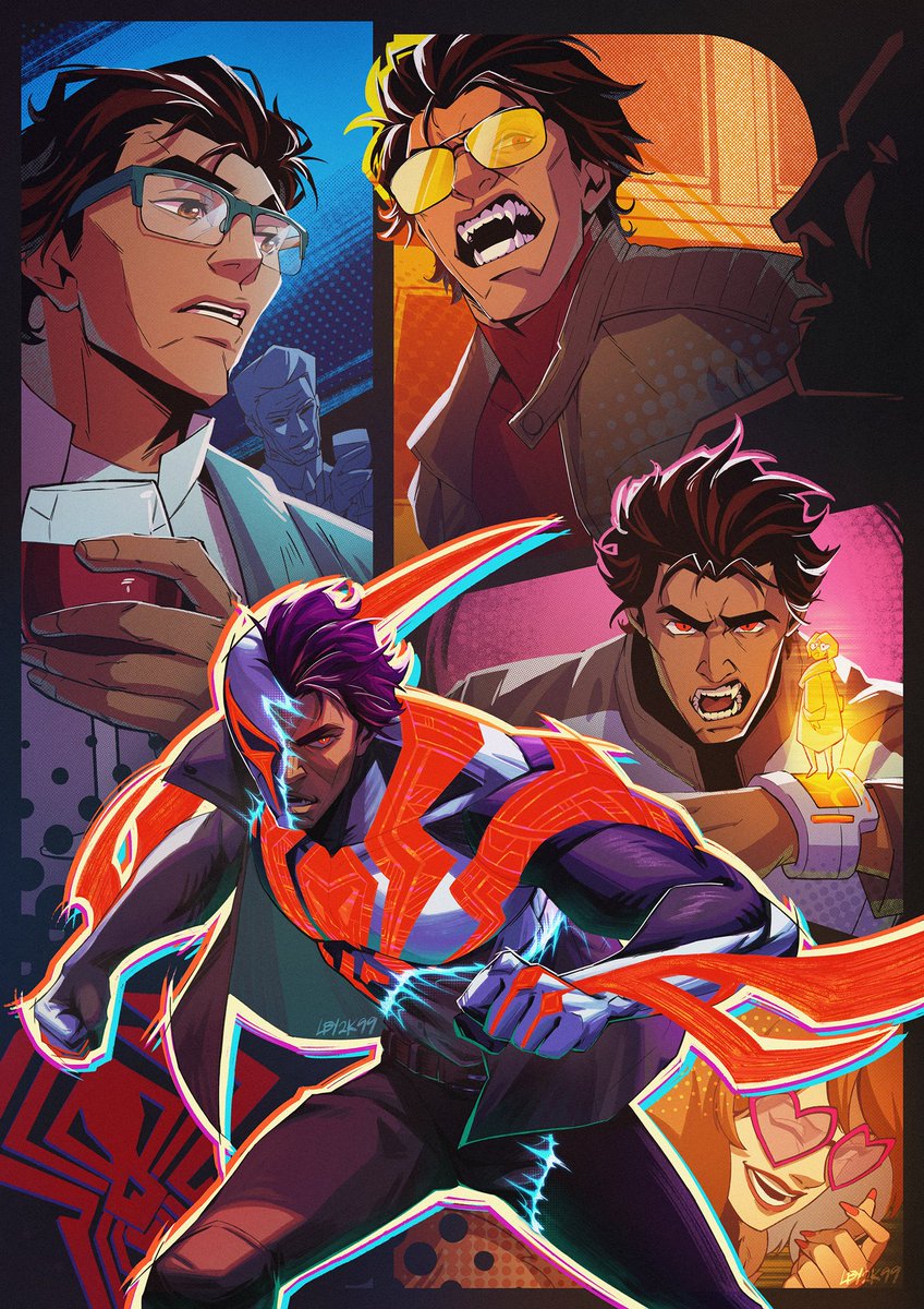 LBY2K99's tweet photo. My favorite Spidey 🕷️

#MiguelOHara #SpiderMan2099 https://t.co/1T0HaGqTxf