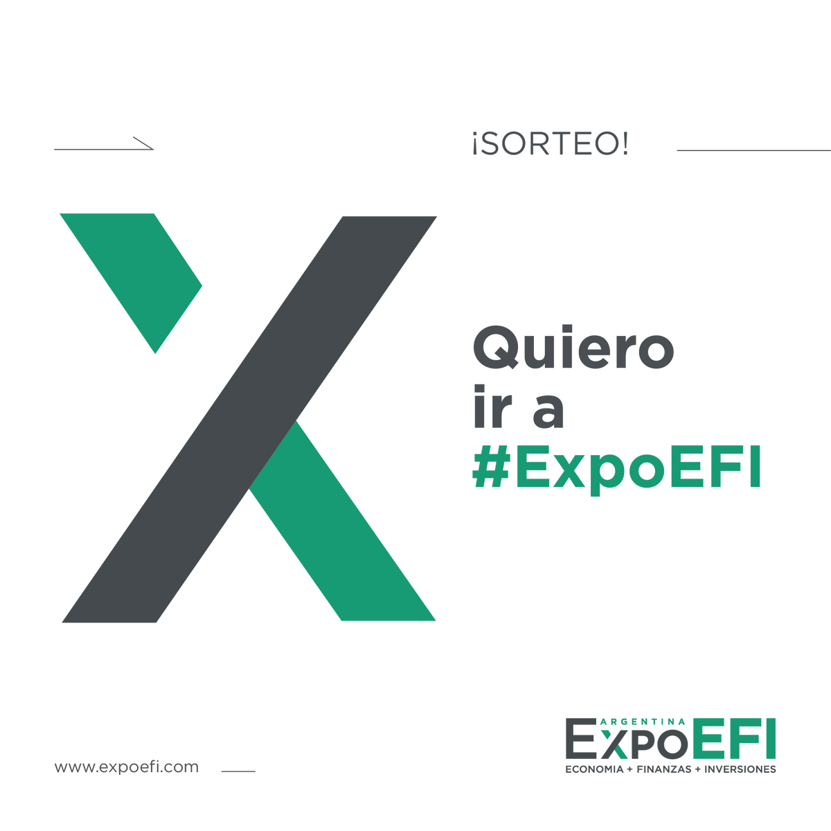 ExpoEFI's tweet photo. 📣 ¡Sorteamos 3 pares de entradas para la 10° edición de #ExpoEFI! ¿Cómo participar? 👇
Retwiteá y arrobá en esta publicación con quién irías a #ExpoEFI.
Anunciaremos a los ganadores en nuestras stories el 25/8. ¡Mucha suerte!
(#BasesYCondiciones en el hilo) https://t.co/tufJm9qFhw