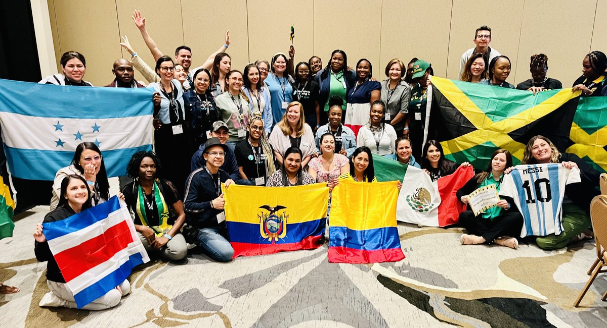 ParticipateLrng's tweet photo. Celebrating our amazing Ambassador Teachers and #ExchangeDay2023 go hand in hand. 🤝🌎 These cultural exchange educators proudly represent their cultures and embrace global learning, making a positive impact in classrooms and communities across North Carolina, South Carolina, and Virginia! ✨ #UnitingOurWorld