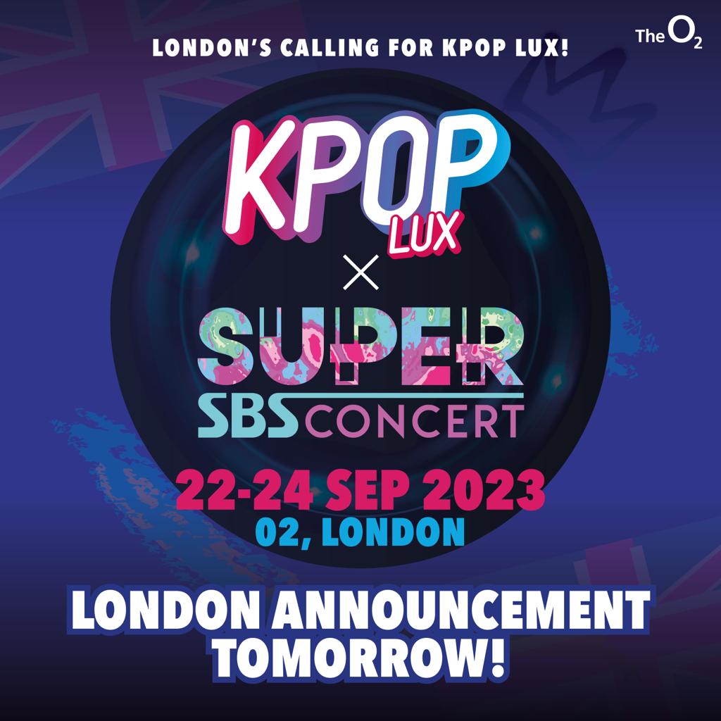 KPOPLUX_'s tweet photo. Hey London, 🇬🇧 we will be spilling the tea 𝙏𝙊𝙈𝙊𝙍𝙍𝙊𝙒!
Fancy a guess?
#KPOPLUXLondon #KPOPLUX #WaitIsOver https://t.co/SbiDWD97qh