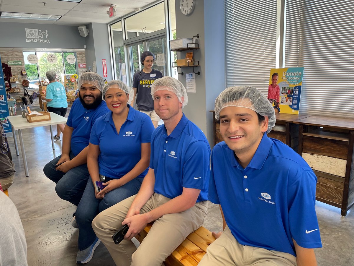 lxpindustrial's tweet image. LXP’s Dallas office employees &amp;amp; their families recently enjoyed a group volunteer day at Feed My Starving Children in Texas. We are grateful to participate in @fmsc_org  vision to strengthen families by building nutrition-stable communities. Thank you for having us! 
#LXP #FMSC