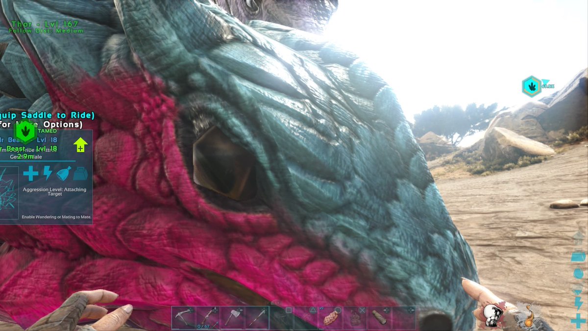 AttresP's tweet photo. Mr beast thorny dragon😂 #mrbeast #ARK #color https://t.co/Avu8dqhXp3