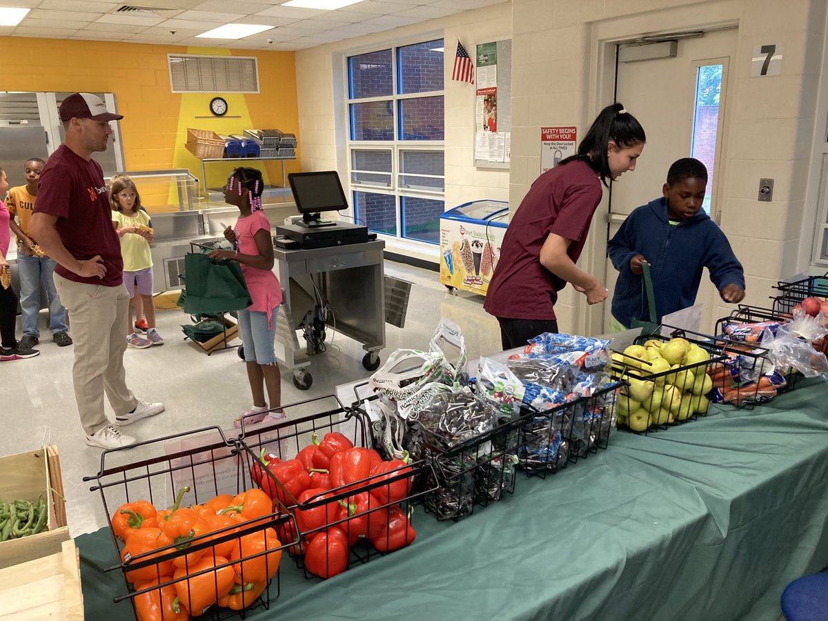 Great job to <a href="/HokiesWSoccer/">Virginia Tech Women's Soccer</a>'s forward  <a href="/TorPowell/">tori powell</a>, thank you for coming and supporting Feeding Southwest Virginia!