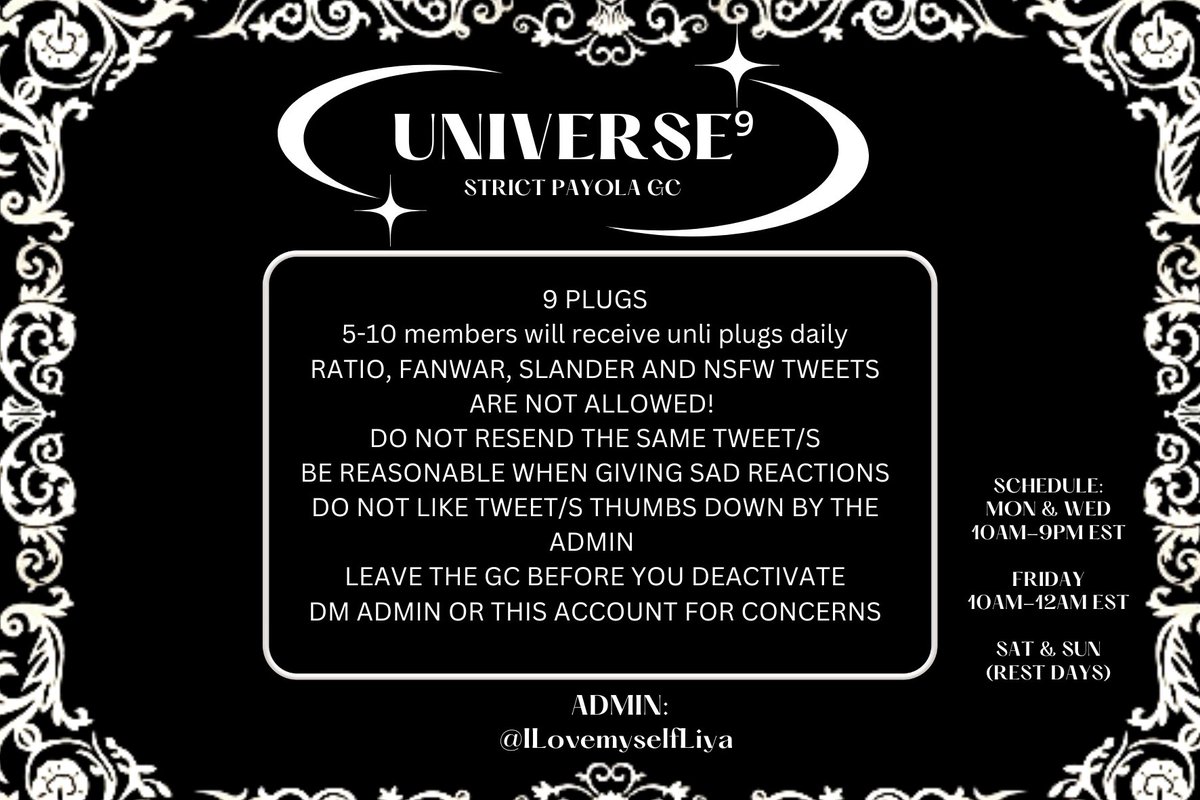 UNIVERSE⁵🖤 tweet media