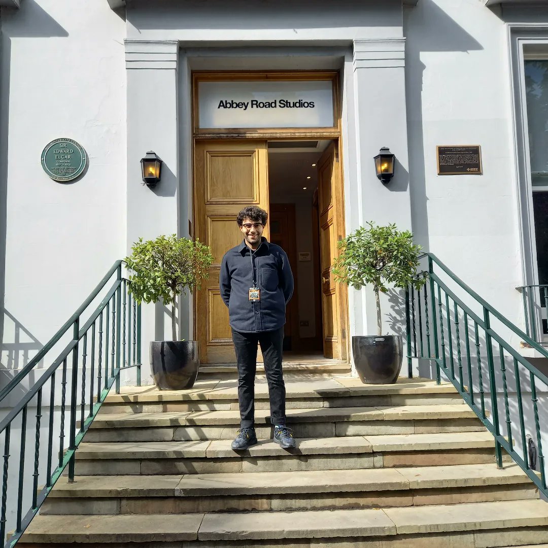 Got this photo just before going into Abbey Road Studios the other day, was surreal being inside of the studio 2 control room!  #abbeyroad #studio #music