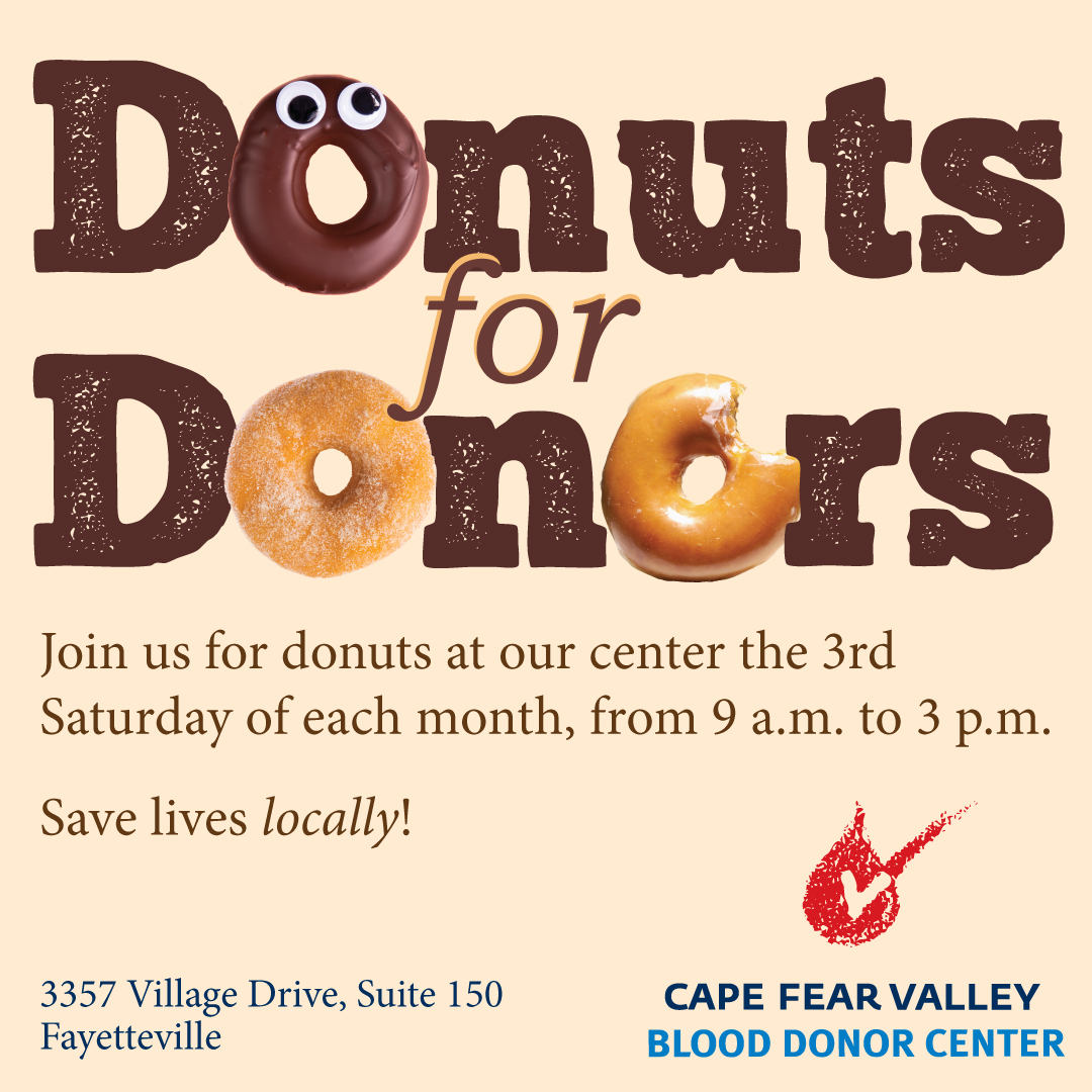 Cape Fear Valley Blood Donor Center tweet media