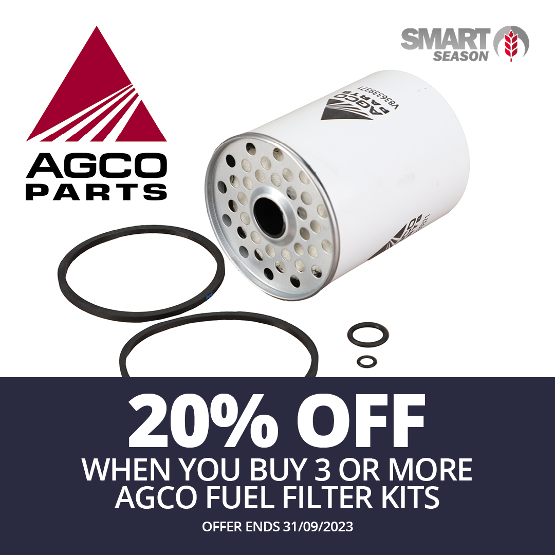 Introducing our exclusive promotion: Buy 3 or more AGCO Parts Fuel Filter kits and enjoy a whopping 20% OFF! Don’t risk using inferior, non-genuine replacements - stock up today! 

#AGCOParts #FuelFilters #FuelYourMachines #ReliablePerformance #PeaceOfMind