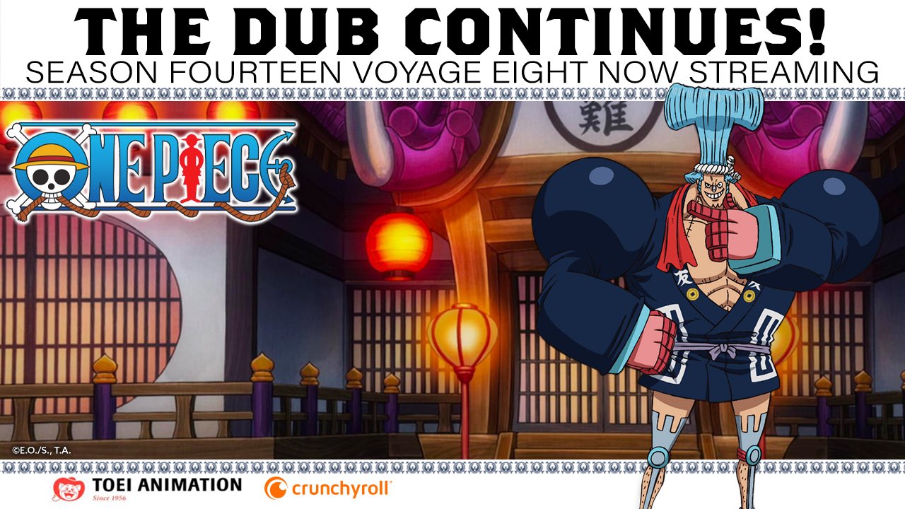 One Piece Season 14 Voyage 10 English Dub Coming to Crunchyroll