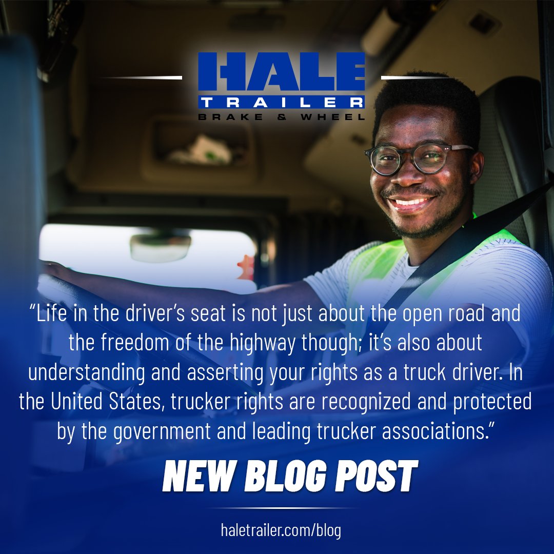 HaleTrailer's tweet photo. Discover the laws that protect truck drivers and the powerful rights they wield. From ensuring safety on the highways to demanding fair compensation, this eye-opening article unveils the essential rights every trucker needs to know: https://t.co/yQoiWAMheq https://t.co/PDD71UJpKc
