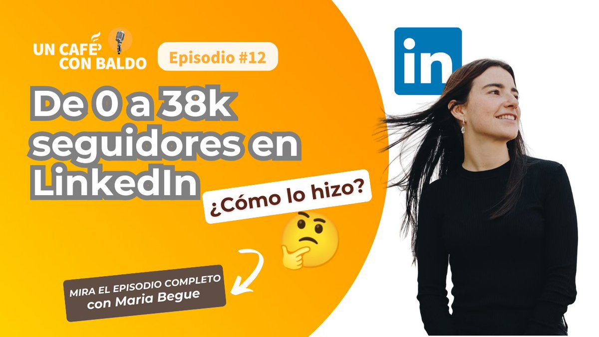 Si estás desarrollando tu Marca Personal, necesitas escuchar este episodio completo.👌🏻(hazme caso)

🆕💥 Ya está disponible en todas las plataformas.

Pero te cuento un poco sobre la invitada y todo lo que aprenderás en este episodio.

Abro Hilo🧵🪡