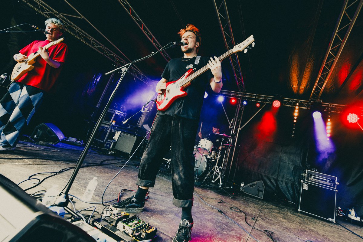A fun and muddy day out at <a href="/BingleyWeekend/">Bingley Festival</a> with <a href="/dudemydudeband/">DUDE, MY DUDE</a>.