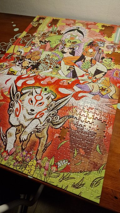 Embarrassed because I've had this puzzle for 2 days and it's nearly done already 🫣 I just really love