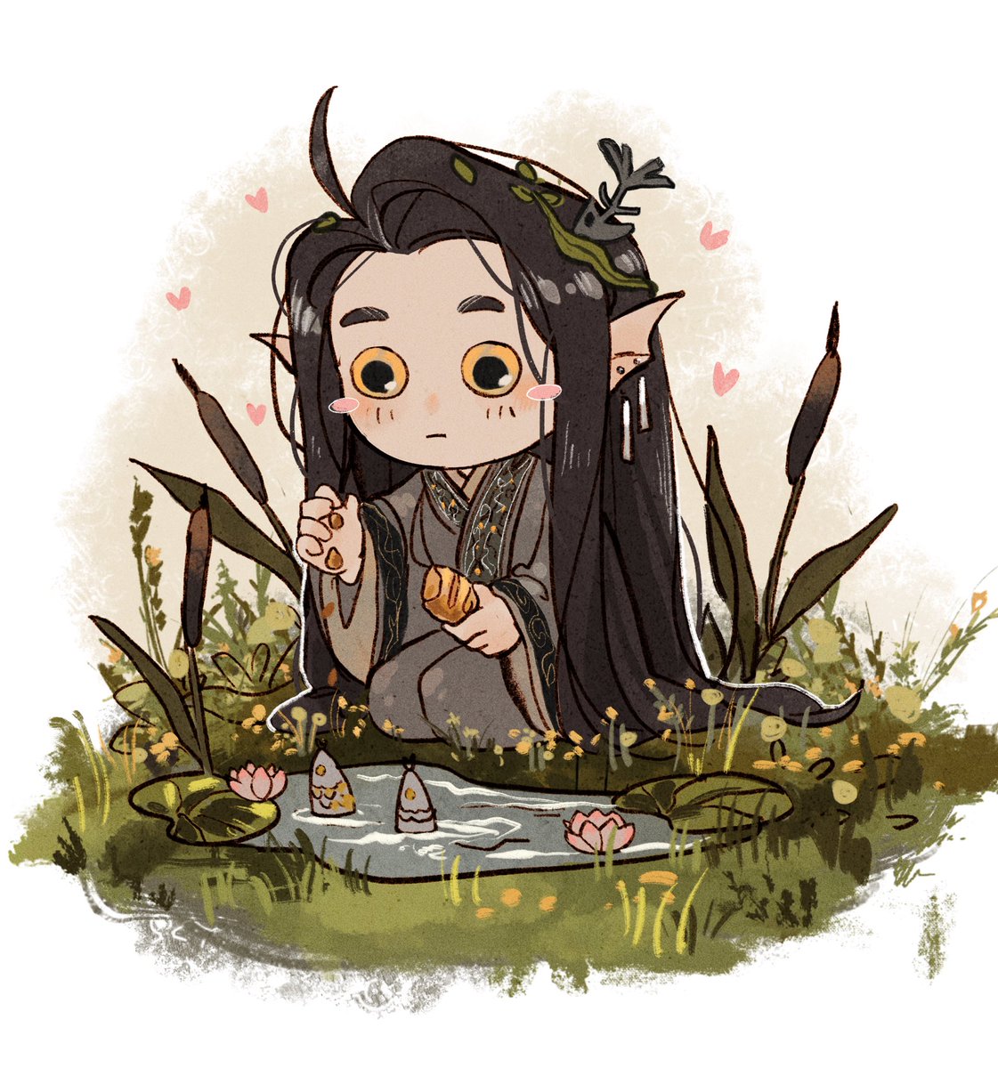 Рыбка кормит рыбок 
#tgcf