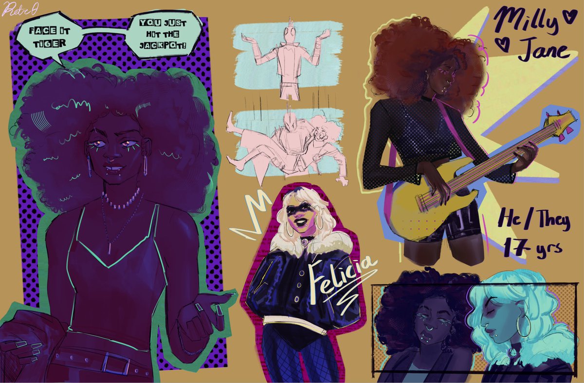 art_retr0's tweet photo. More MJ from Old York!  #SpiderVerse #HobieBrown https://t.co/51DCLaWxxc