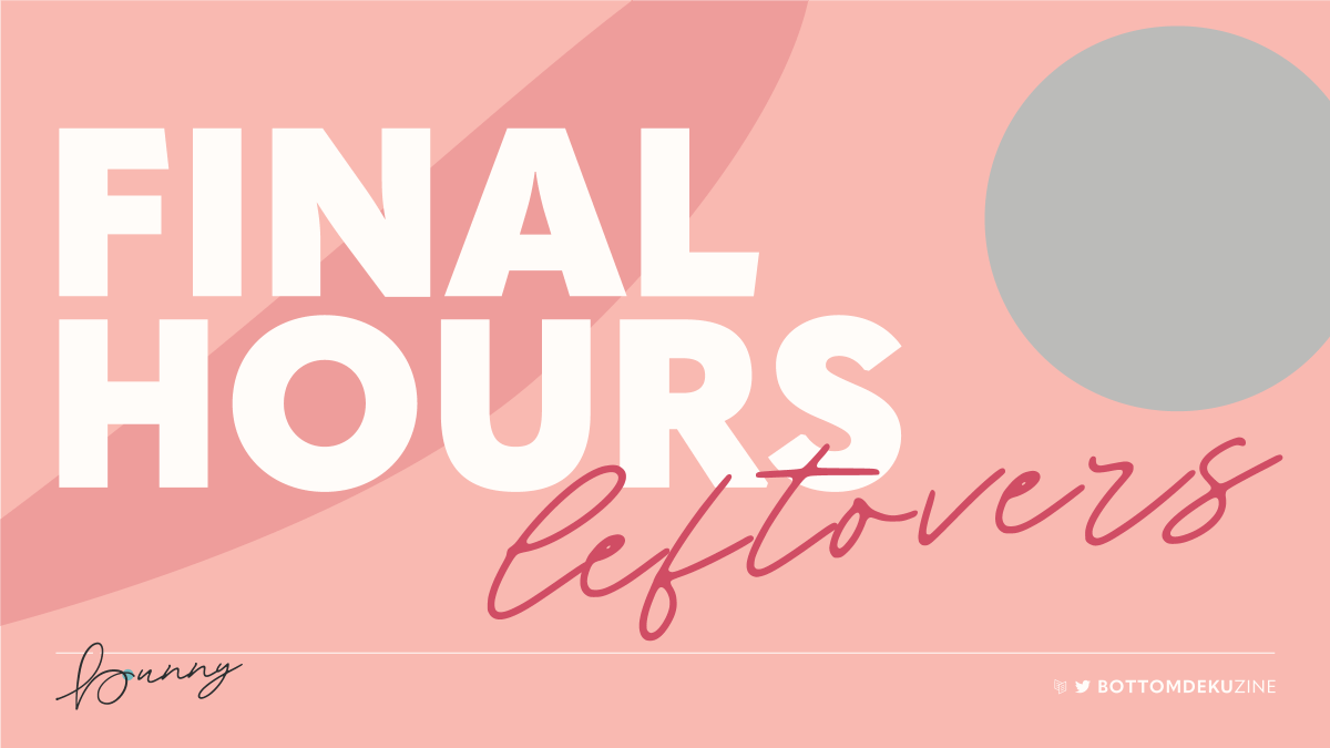 BUNNY: A Bottom Deku Zine 🐰💥- COMPLETE tweet media