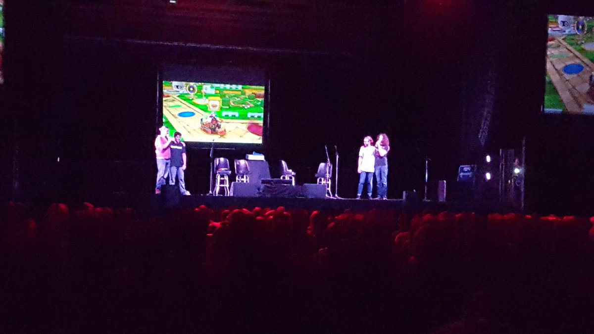 LeeNitrous's tweet photo. That one time I was on stage with @GameGrumps in salt lake city. I fell up the stairs scaring @egoraptor and Danny called me a trash talking son of a bitch. Surreal how long it's been I had just started training as a pro wrestler. And now it's been years https://t.co/ecehraDsIH
