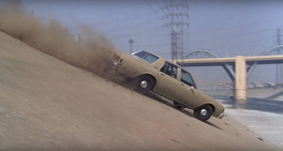 americanamemes's tweet photo. RIP to William Friedkin who made one of the great LA movies, “To Live and Die in L.A.”! 

It features a car chase that starts in the LA River and ends with them driving on the wrong side of the 110! No one understood Angelenos driving desires like Friedkin! https://t.co/nBDUCEtEHK