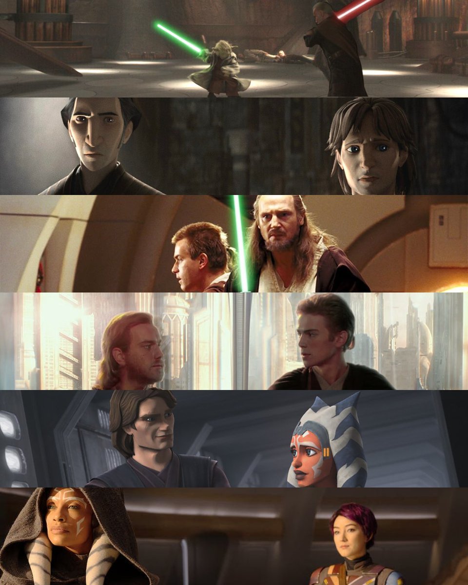 NewRockstars's tweet photo. Master and apprentice. #StarWars https://t.co/xRLud3kXUm