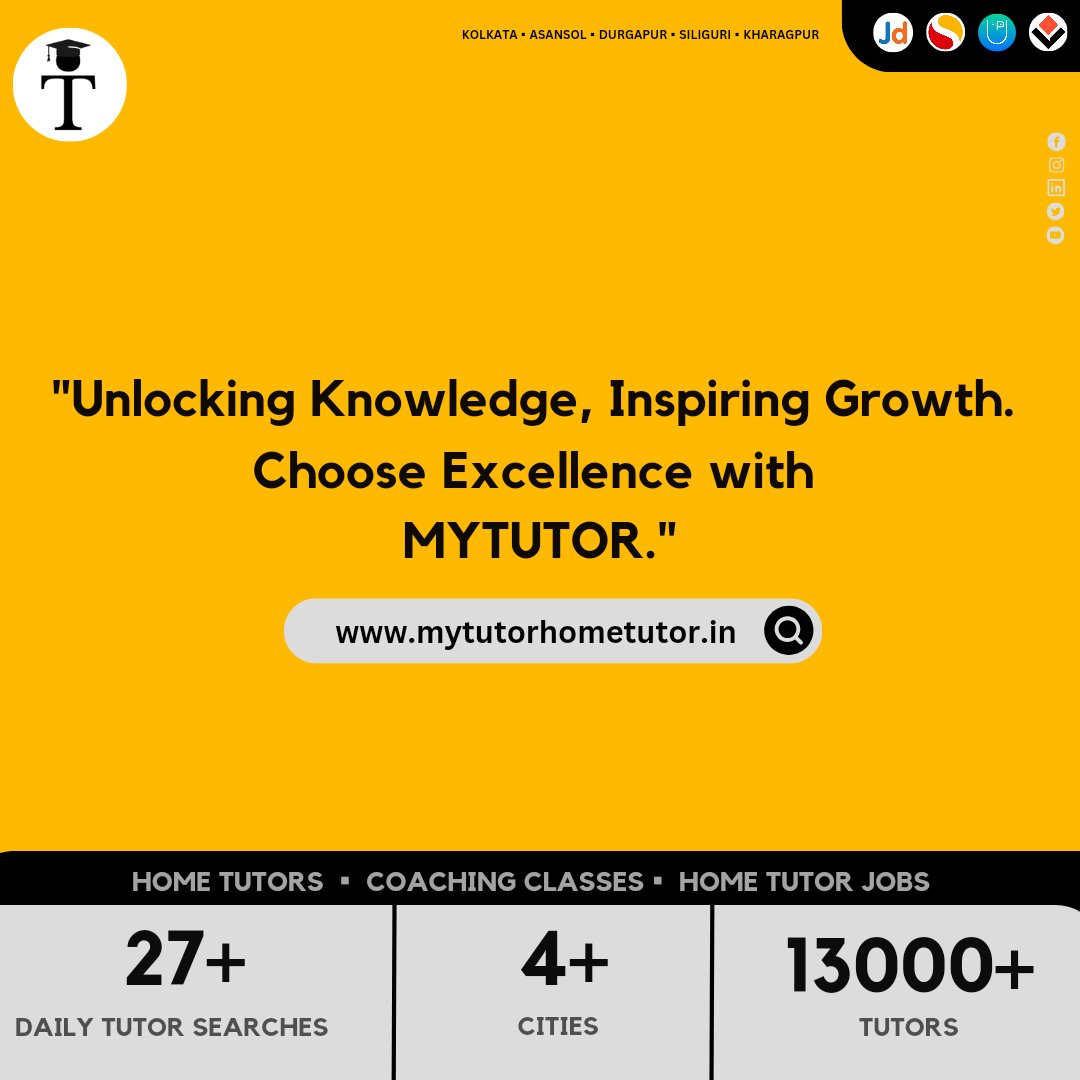 MyTutordotin's tweet image. &quot;Unlocking Knowledge, Inspiring Growth. 
Choose Excellence with MYTUTOR.&quot;📚🖊️

Click - mytutorhometutor.in to connect with Experienced Local Home Tutors
or Call us : +91 87777 47468 / 88208 50636

#mytutorhometutor  #hometutorjobs #learning #teacher  #mytutorhometutorjobs